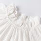 White Frilled Mock 2X