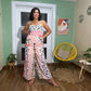 Pink Leopard Jumpsuit