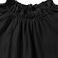 Black Frilled 2X