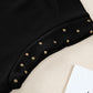 Black Studded 2X