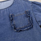 Denim Blouse Cotton 2X