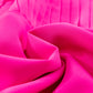 Bright Pink Pleated